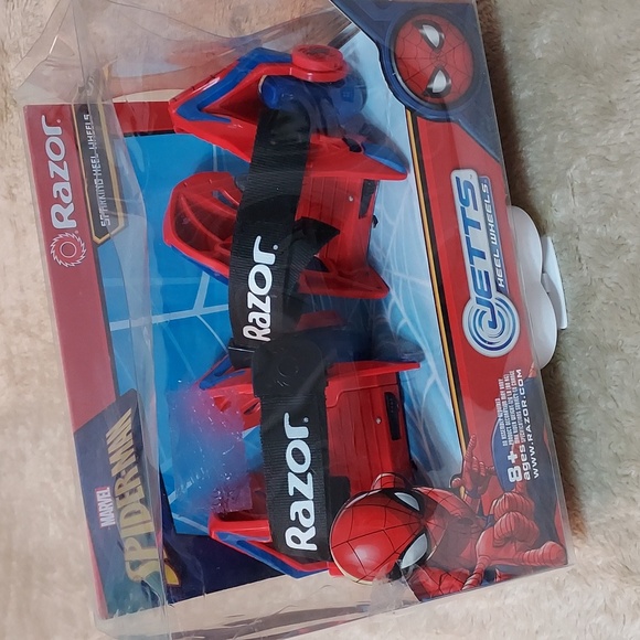 Kids Razor Spider-Man Jetts Heel Wheels Ages 8+ - Picture 5 of 10
